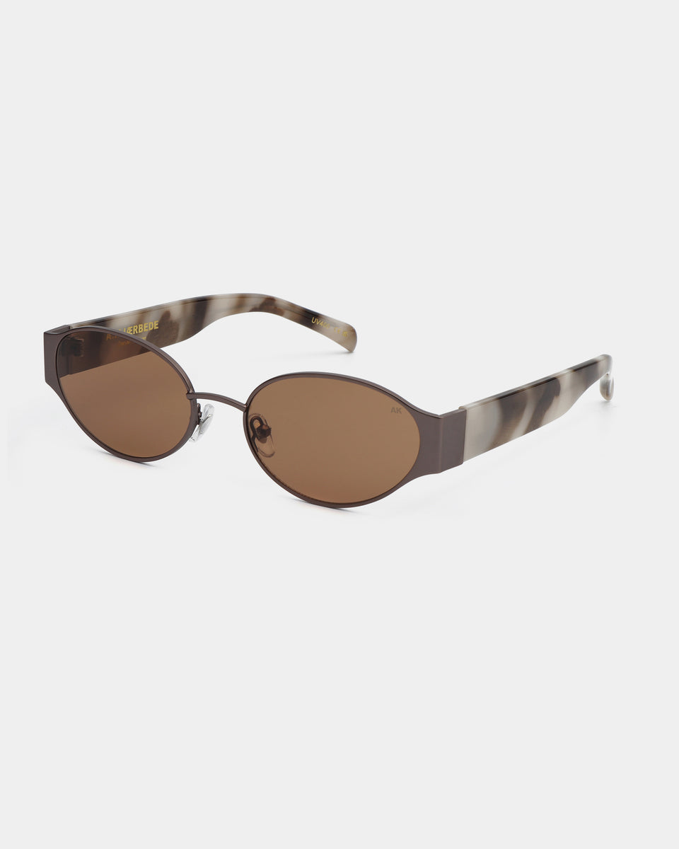 Bella Sunglasses - Matte Brown Cookie Dough