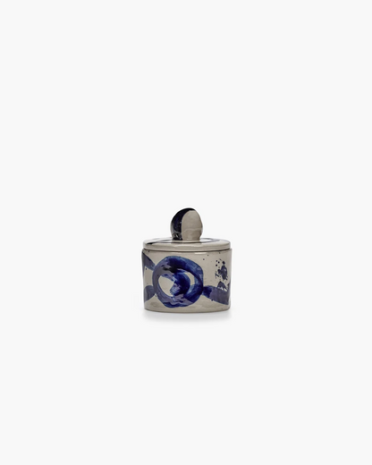 Storage Pot 01 - Beige Blue Sophia