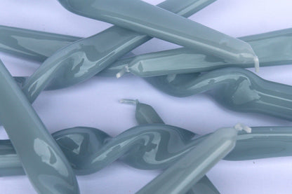 Single Twist Taper Candle - Cornflower Blue