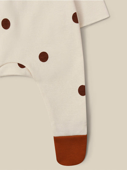 Undyed Cotton Dots Suit