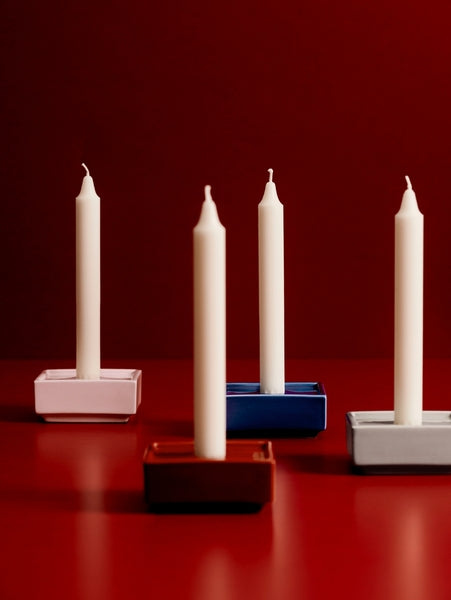 Mattone Candleholder - Small Red