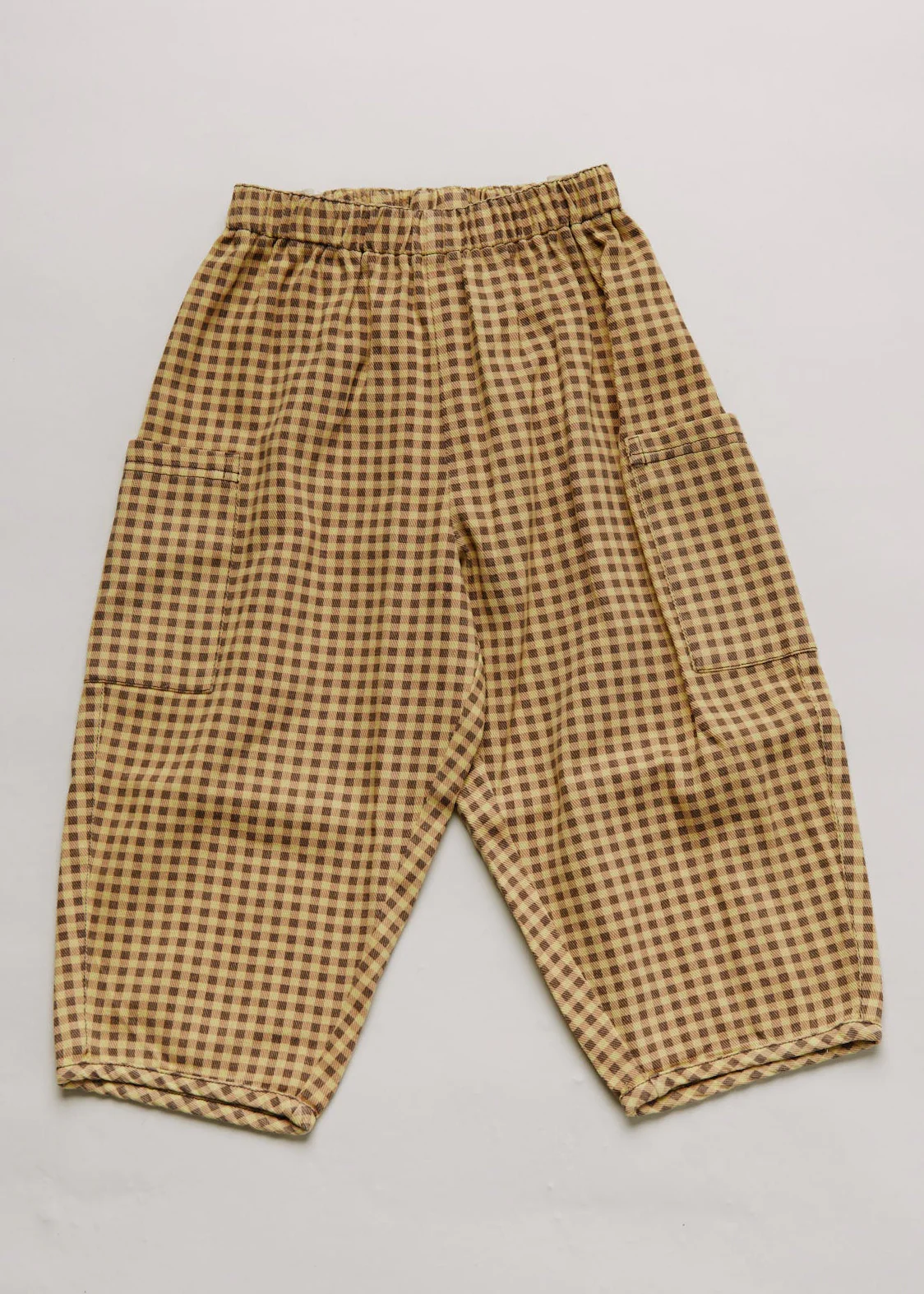 Emerson Ochre Gingham Trousers