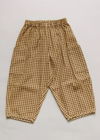 Emerson Ochre Gingham Trousers
