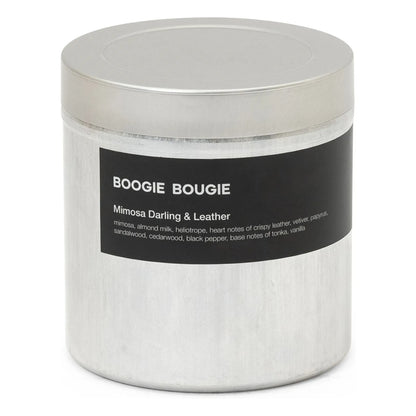 Mimosa Darling & Leather Scented Candle 520g