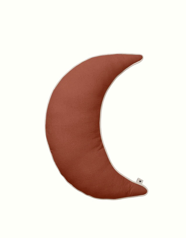 Moon Cushion - Brown Clay
