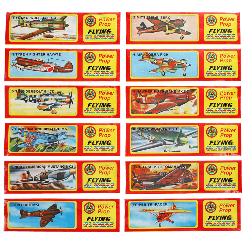 World War 2 glider assorted designs (SINGLE)