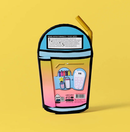Sticky Notes & Pen Set: Bubble Tea