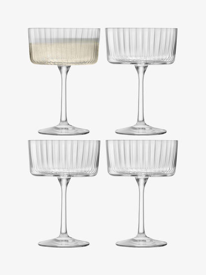 Gio Line Champagne/Cocktail Glass 230ml Clear x 4