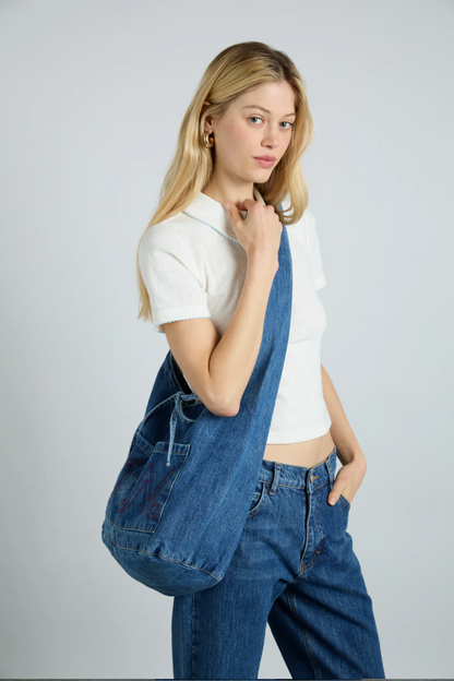 Denim Sling Bag