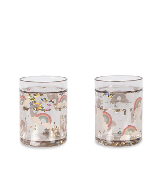 Glitter Cups 2 Pack - Rainbow