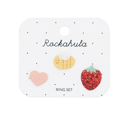 Strawberry Fair Ring Set