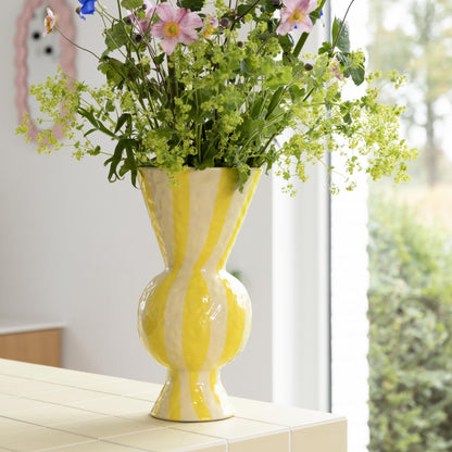 Rhombic Vase Yellow