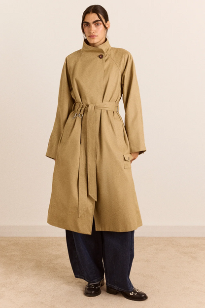 Jasmin Trench Coat - Tan