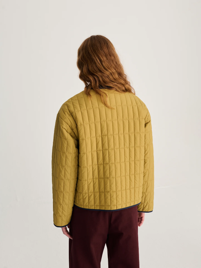 Colour-block Light Padded Reversable Jacket