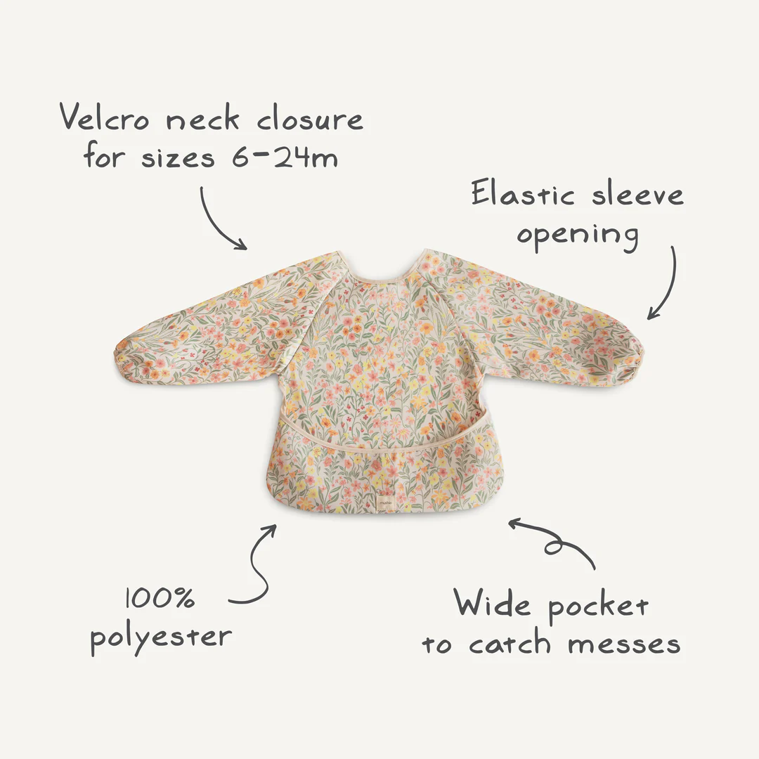 Long Sleeved Bib - Olive Check