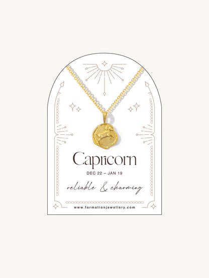 Capricorn Zodiac Necklace