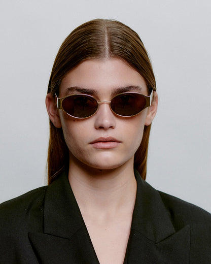 Bella Sunglasses - Gold Demi Tortoise