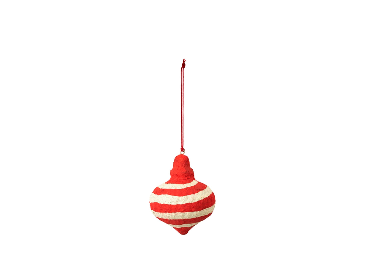 Pulp Ornament Spinning Top - Pumpkin Orange