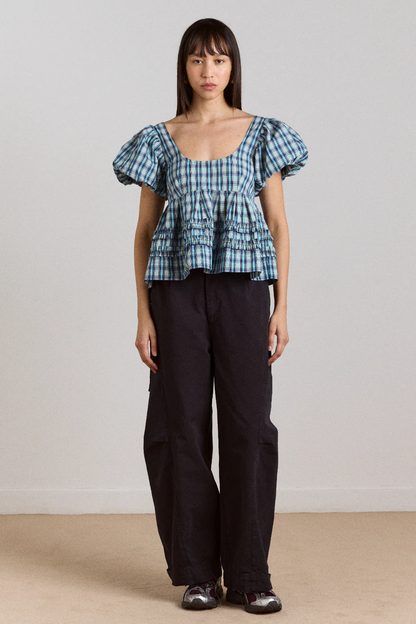 Summer Joy Blouse - Tomboy Check