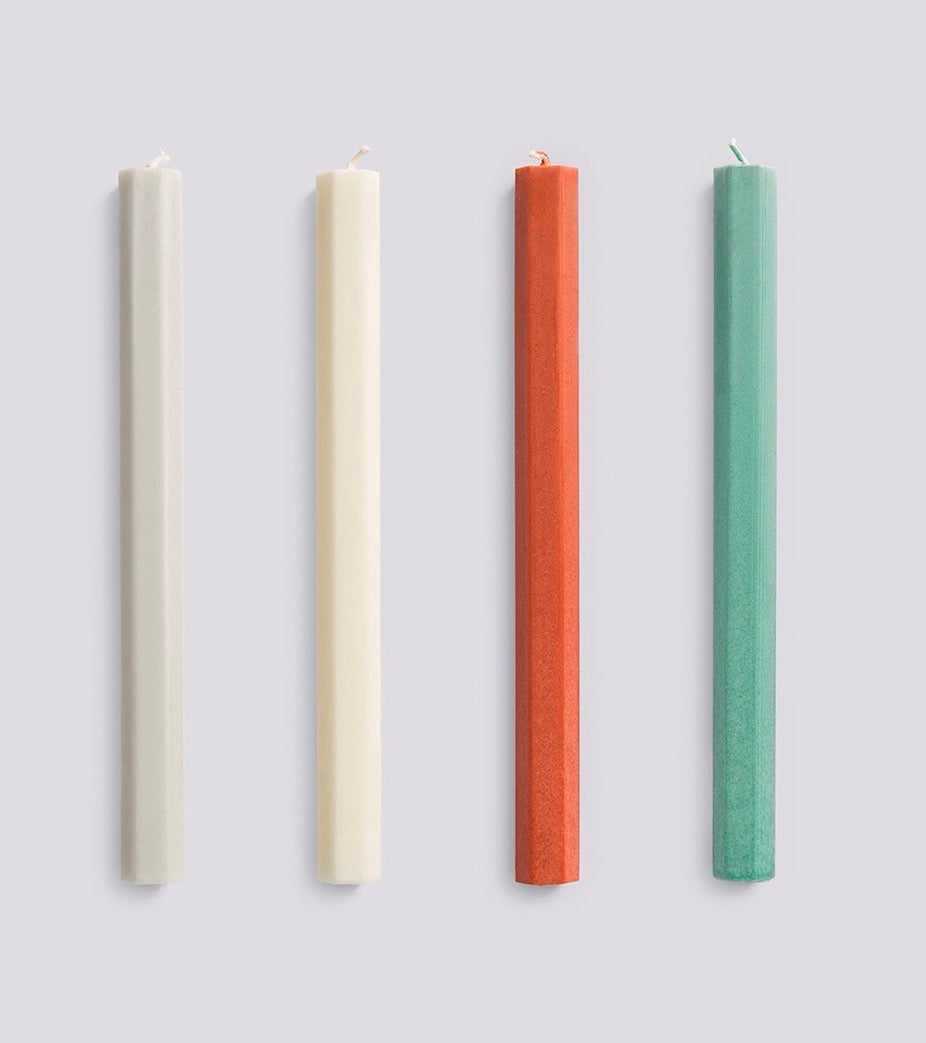 Hexagon Candle Set Of 4 - Forest