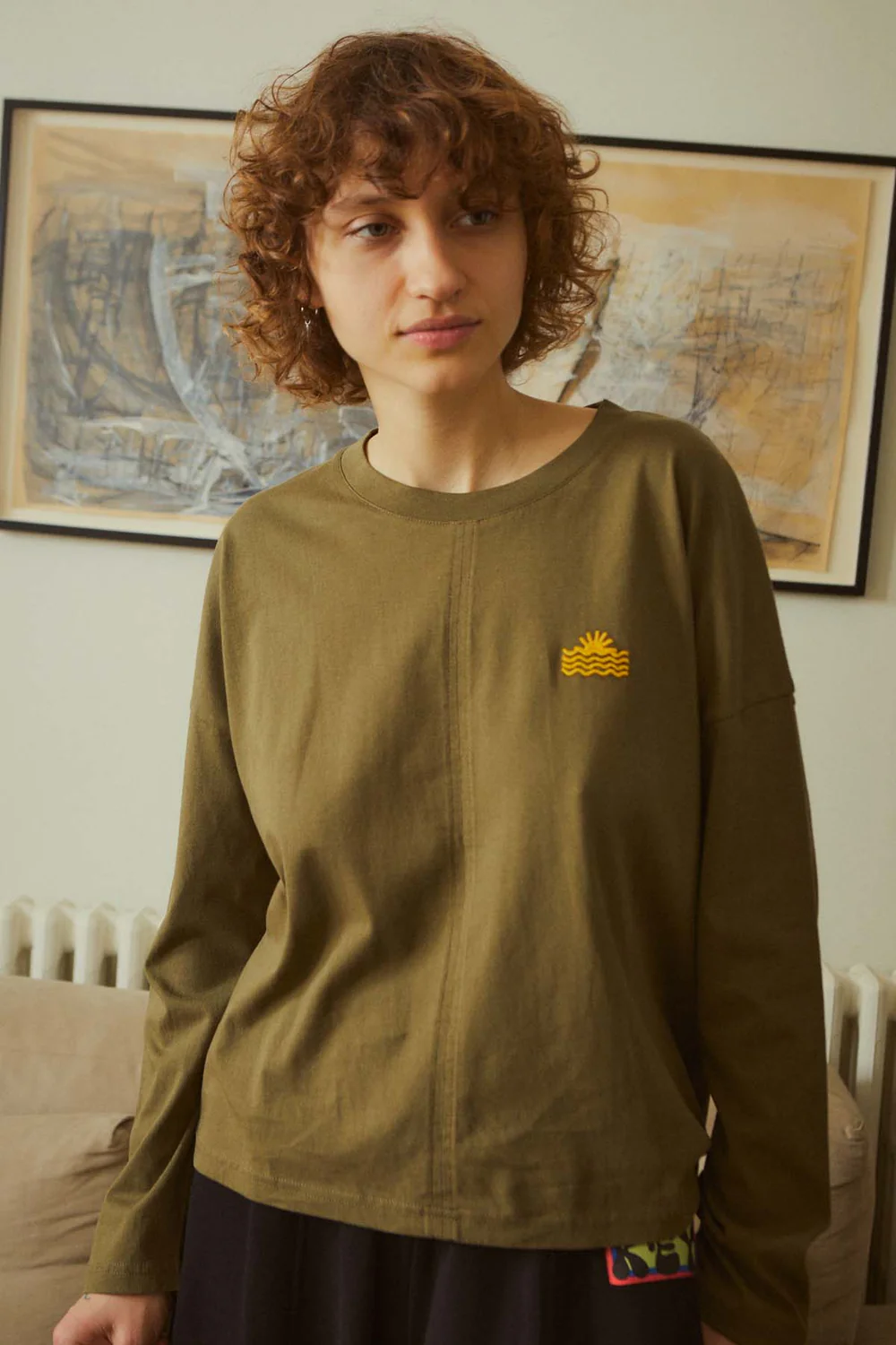 Lesley Top - Olive