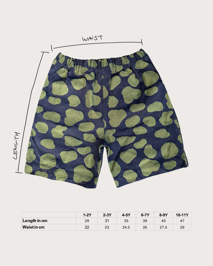 Kit Denim Yarn Dye Dot Shorts