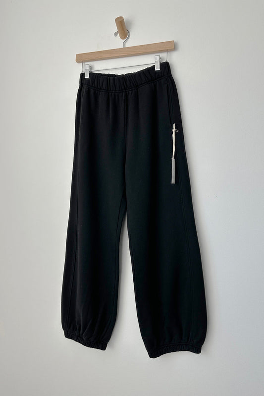 Balloon Pants French Terry - Black