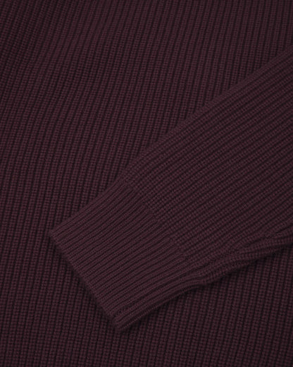 Crew Knit Jumper - Epsom Downx Red