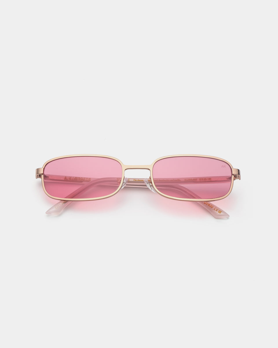 Noah Sunglasses - Rosegold Galactic Pink