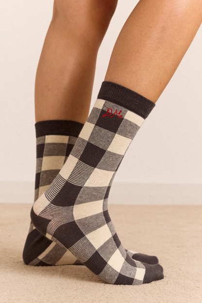 3 Pack Socks - Mixed Gingham