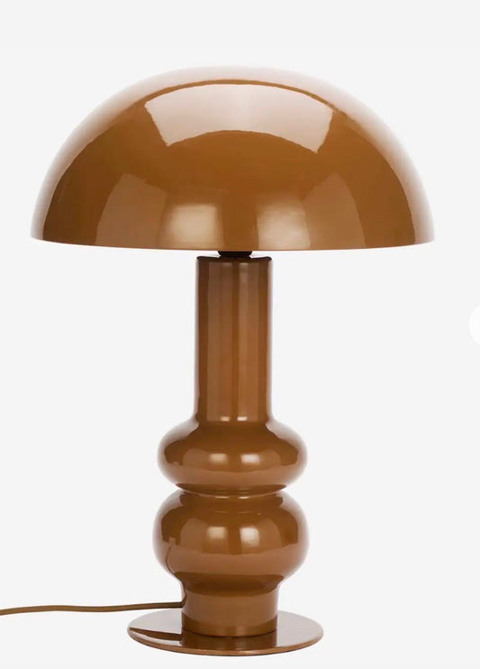 Enamel Table Lamp - Almond