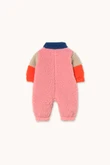 Colour Block Polar Sherpa One Piece - Dark Blue