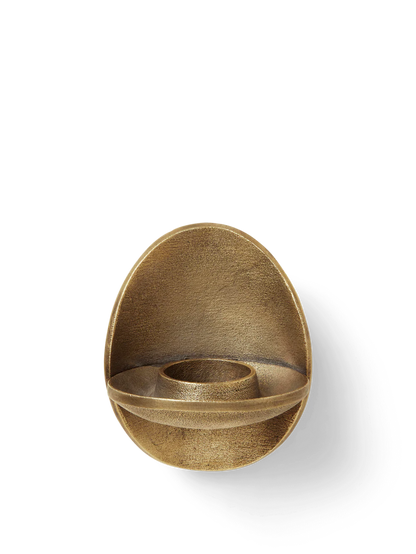 Agapé Wall Tealight Holder - Brass Finish