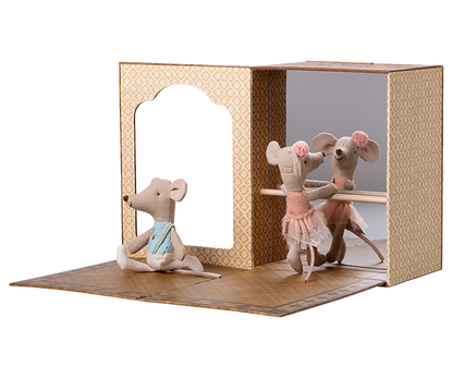 Ballet Mouse In Dance Studio - Little Sister & Brother