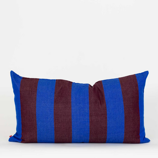 Fifi Pillow 50 x 90 cm Blue/Plum