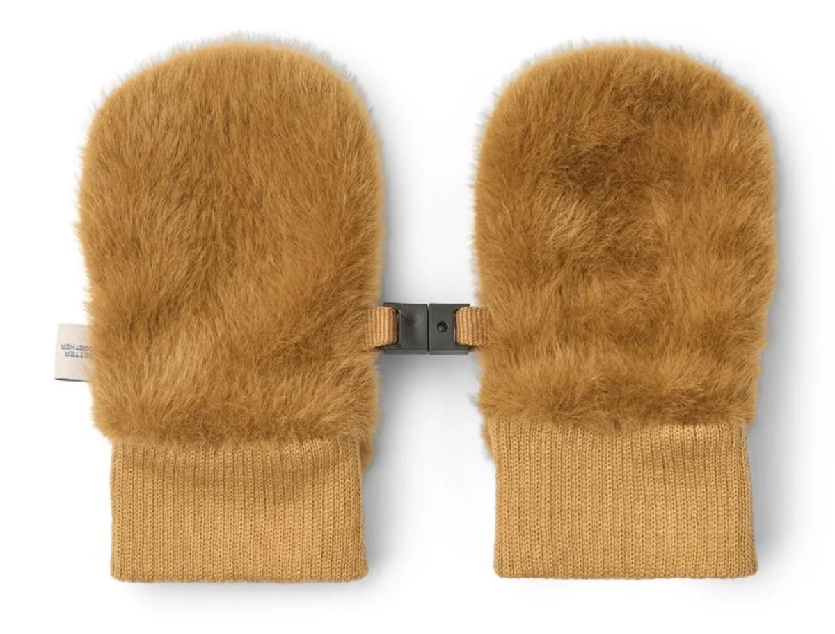 Lizzy Plush Bear Mittens