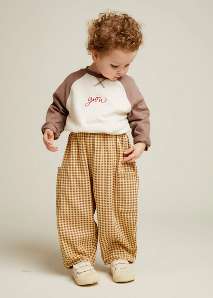 Emerson Ochre Gingham Trousers