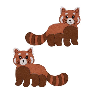 Red Panda Hair Clips