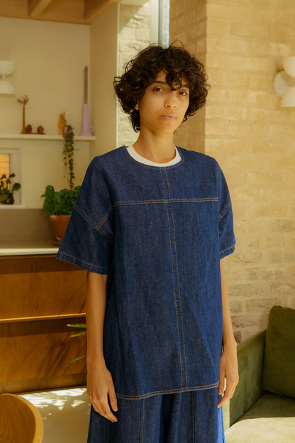 Bose Top - Denim Chambray