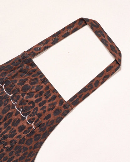 Apron - Dark Leopard