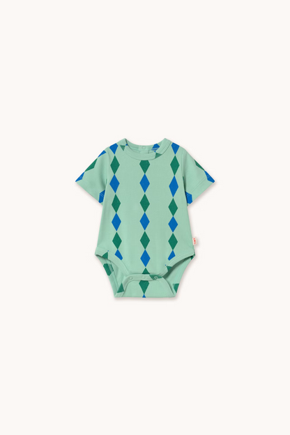 Diamonds Rib Body - Washed Emerald
