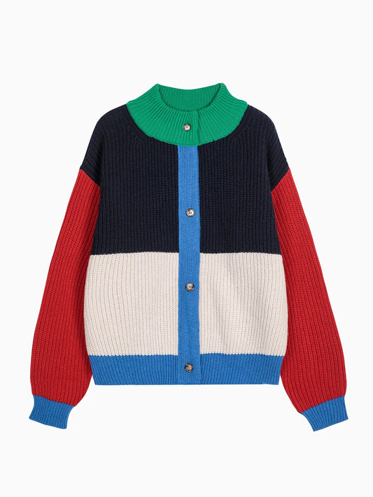 Colourblock Cardigan