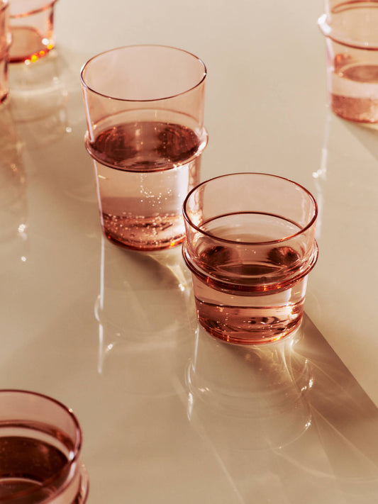 Boya Tall Glass Set of 2 - Blush
