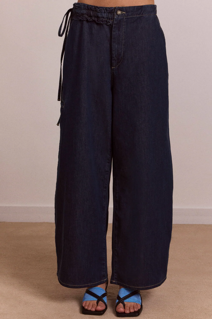 Straight Leg Augusta Jeans - Dark Indigo