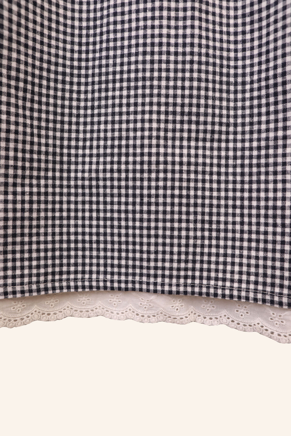 Mahonia Dress - Navy Gingham