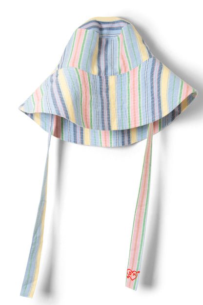 Bucket Hat - Multi Coloured Stripe