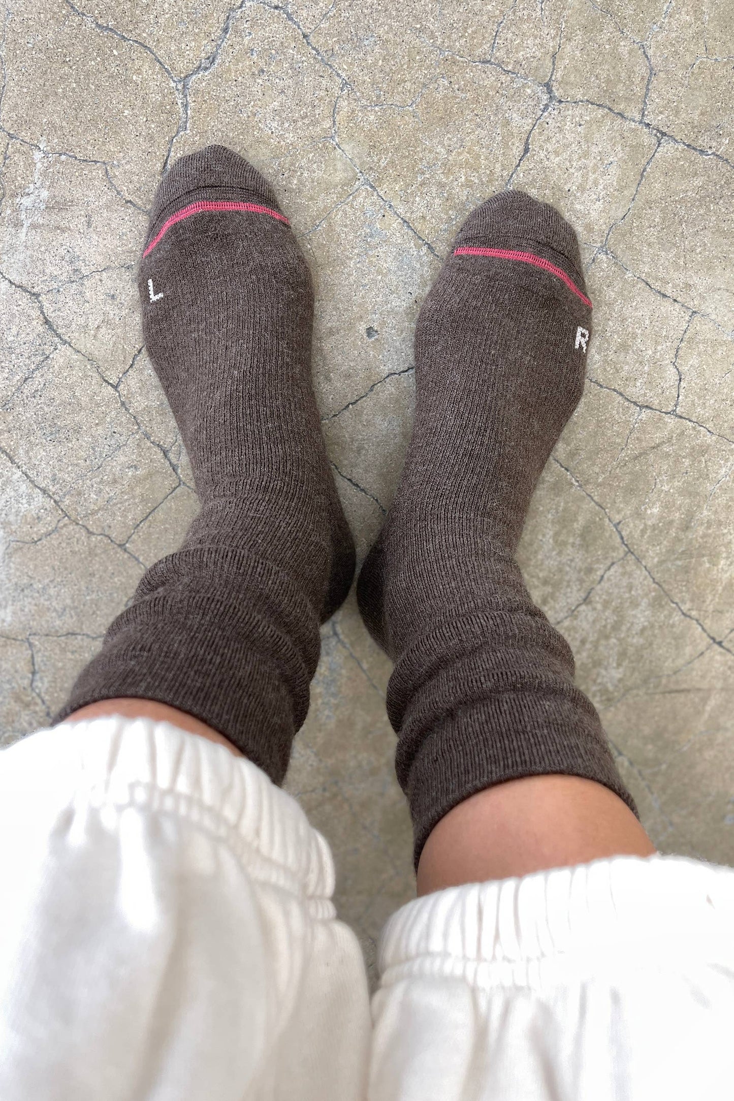 Camper Socks: Wood