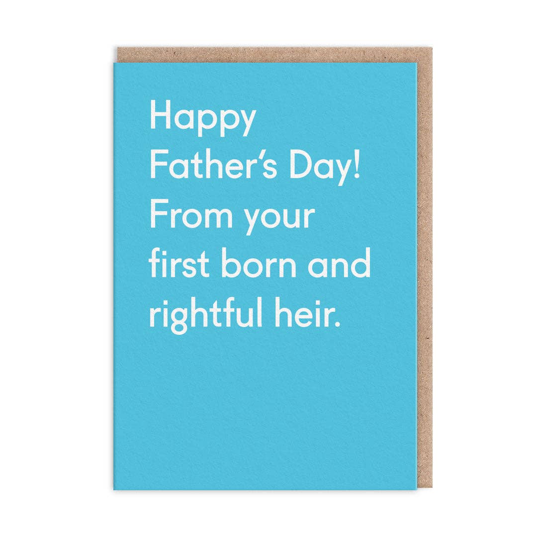 Rightful Heir Greeting Card (12567)