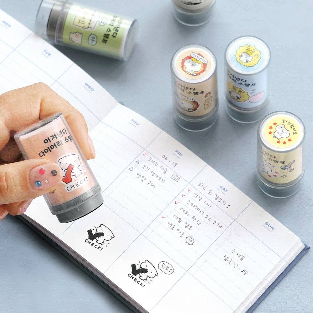 Iconic Blah Blah Self-Inking Diary Stamp: Well done today