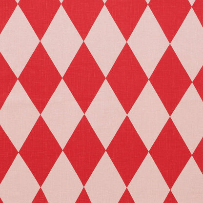 Harlequin napkin, red/pink, set of two